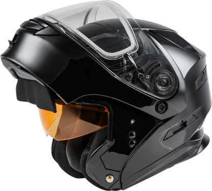 Md 01s Modular Snow Helmet Black 3x