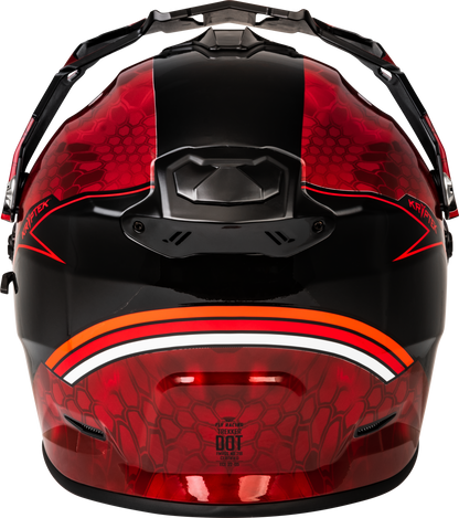 Trekker Cw Conceal Helmet Elec Shld Red/Black Md