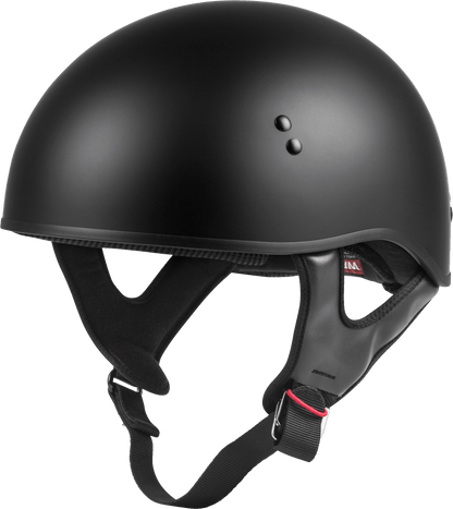Hh 45 Half Helmet Naked Matte Black Sm
