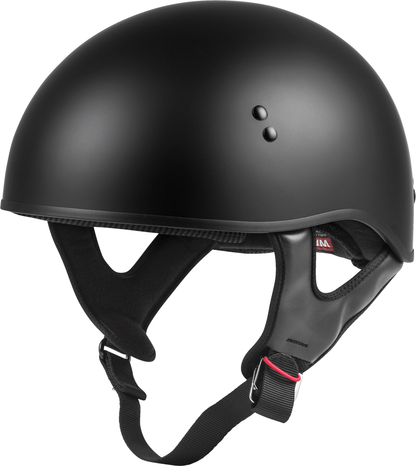 Hh 45 Half Helmet Naked Matte Black Lg