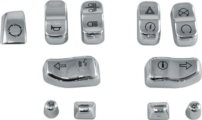 Switch Caps Chrome Flh/Flt `14 23 11 Piece