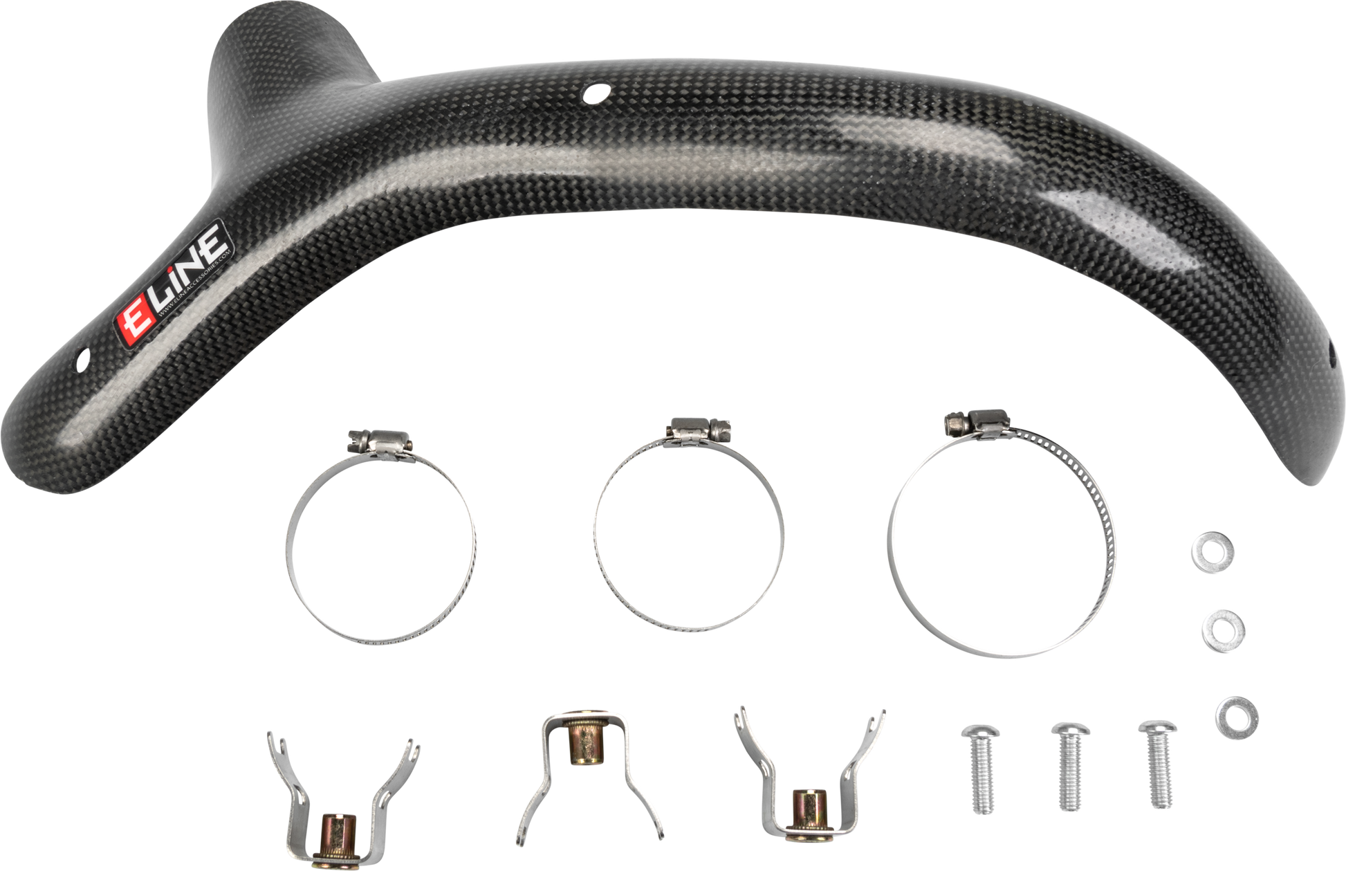 Carbon Fiber Heat Shields Hus/Ktm