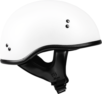 .357 Solid Half Helmet Matte White 2x