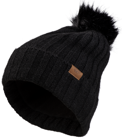Fly Women's Snow Pom Beanie Black