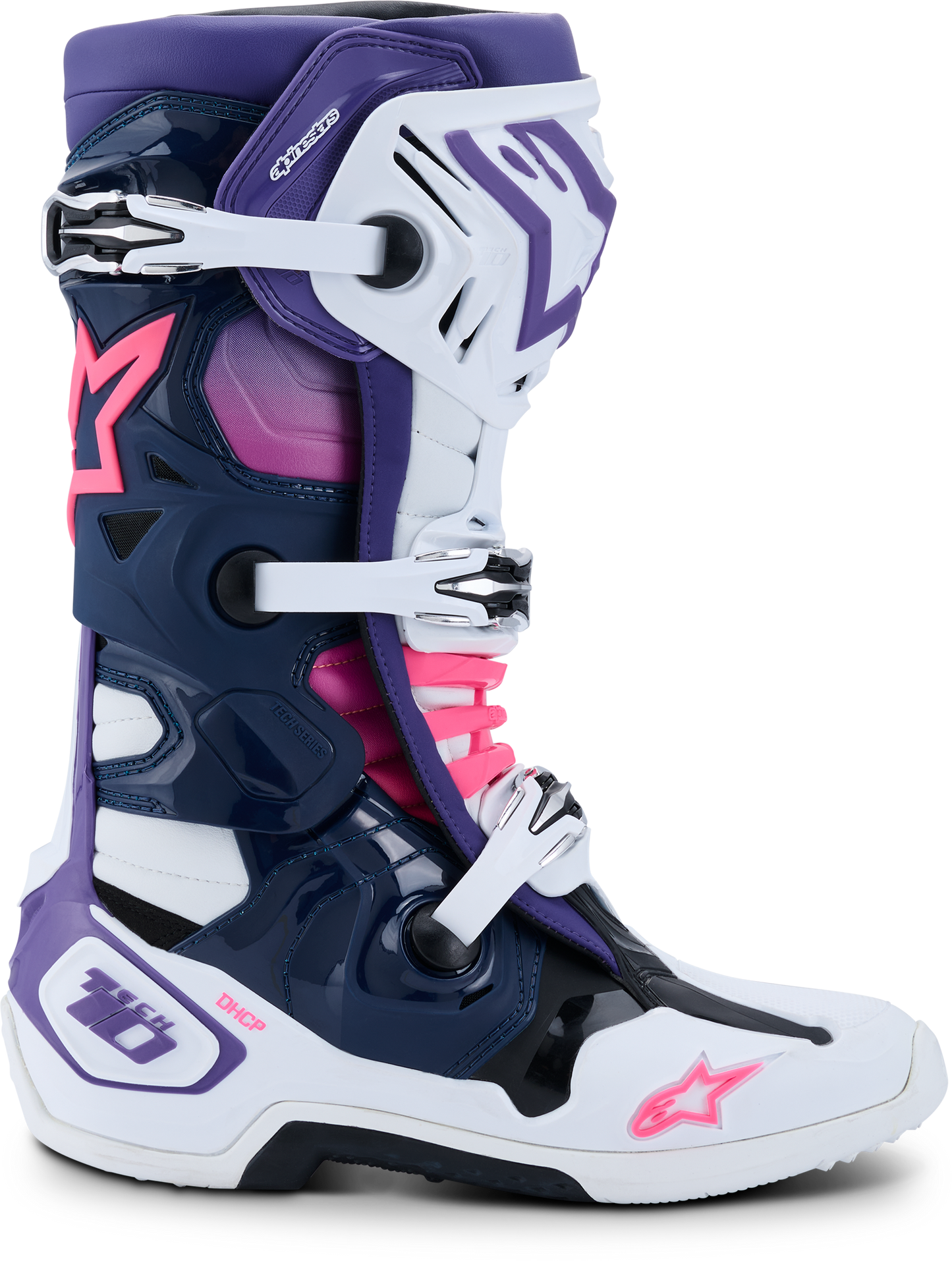 Tech 10 Wht/Violet/Nvy Bl/Pnk Fl 10