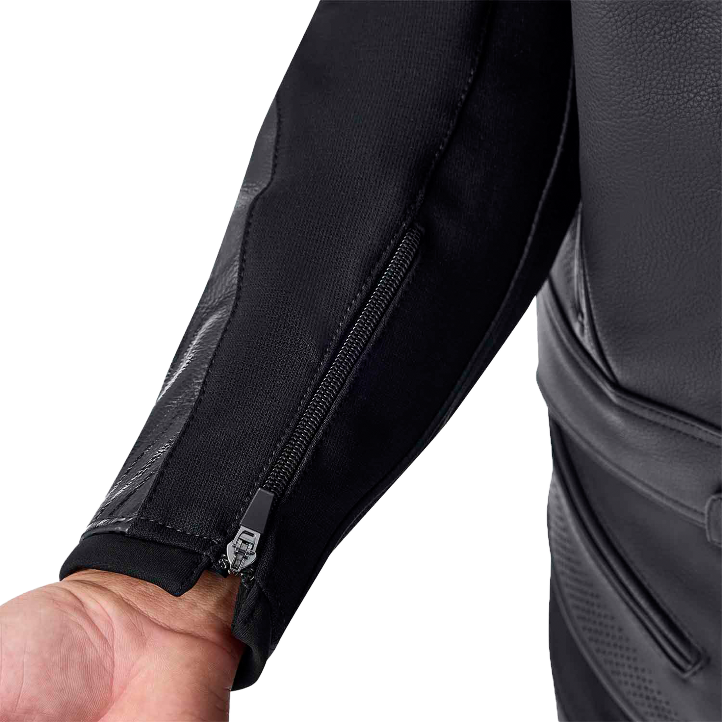 Tractech Evo D3o Jacket Blk/Whi Leather 3x