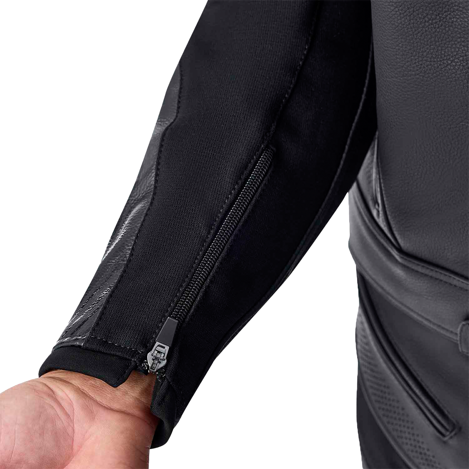 Tractech Evo D3o Jacket Blk/Whi Leather Sm