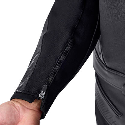 Tractech Evo D3o Jacket Blk/Whi Leather Xl