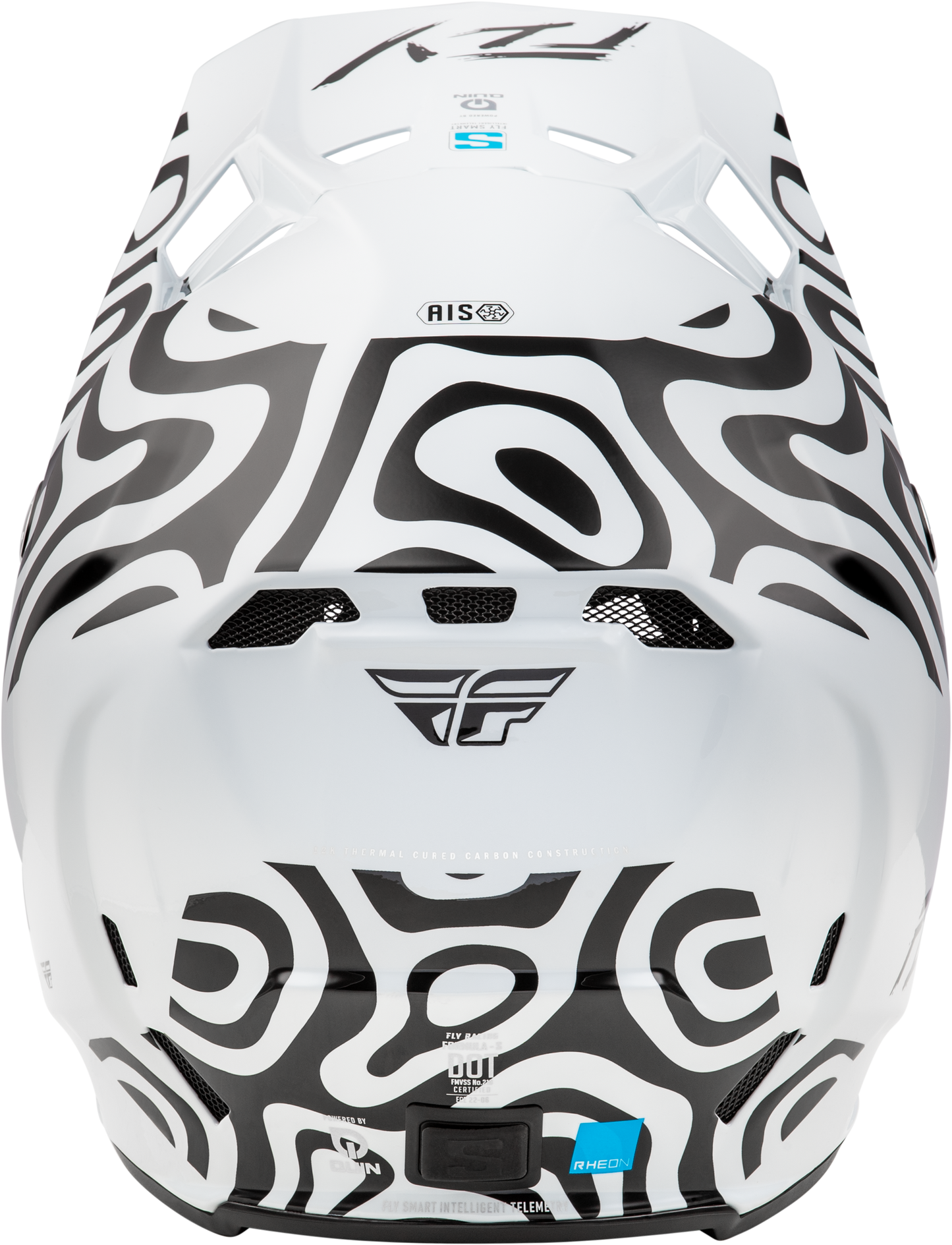 Youth Formula S Carbon Abyss Helmet White/Black Yl