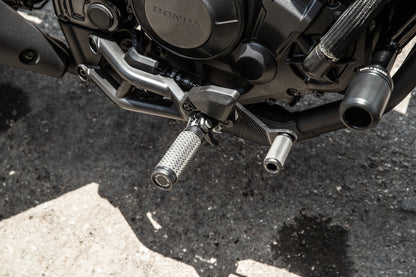 Slash Cut Foot Pegs Pr Black