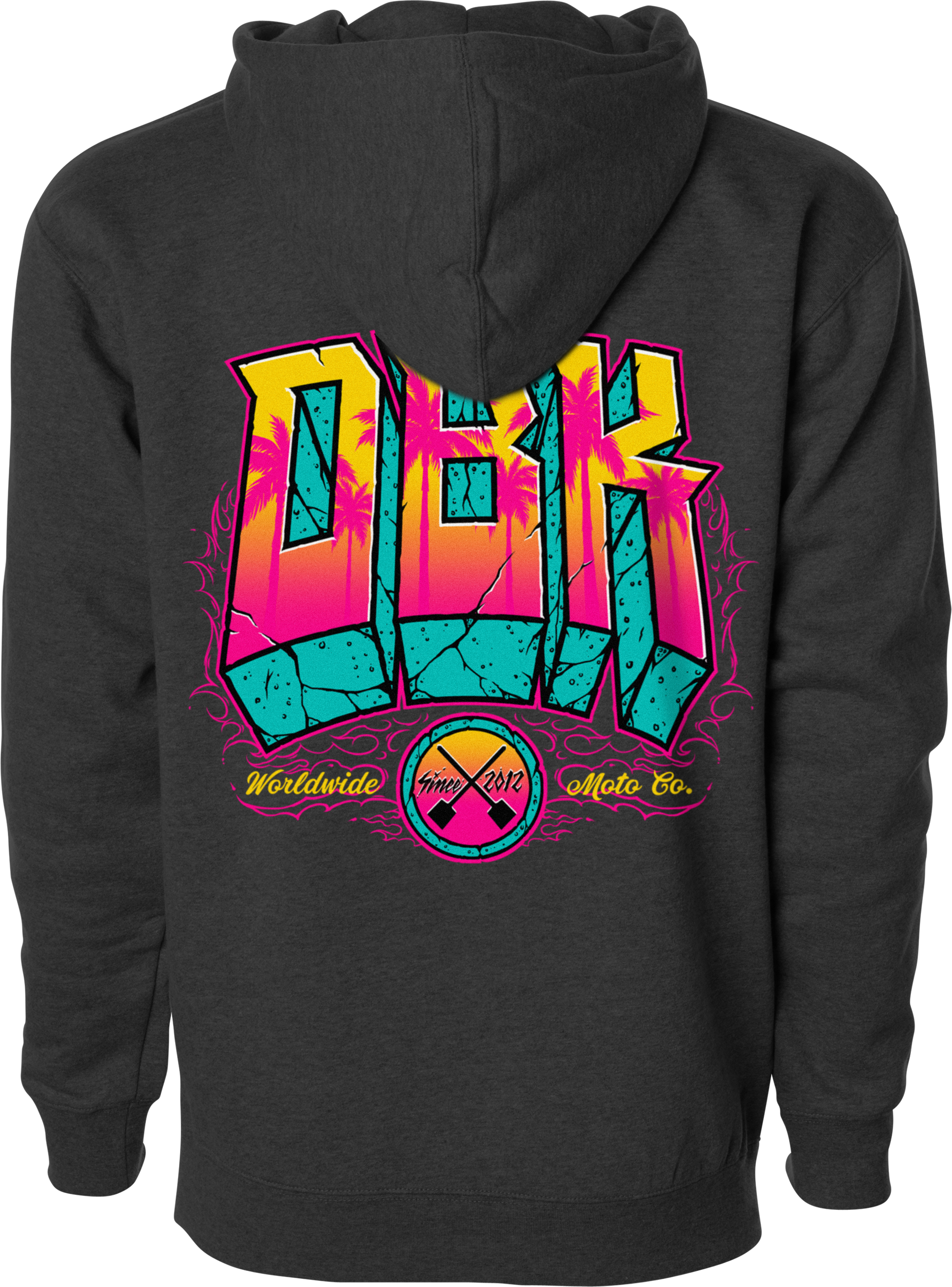 Block X Block Hoodie Charcoal Heather Lg