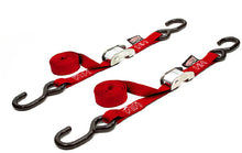Tie Down Cam S Hook 1"X5.5' Red Pair