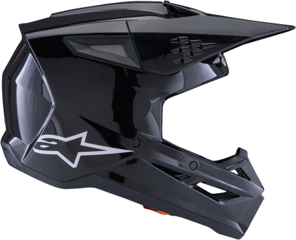 Sm3 Solid Helmet Black Glossy 2x