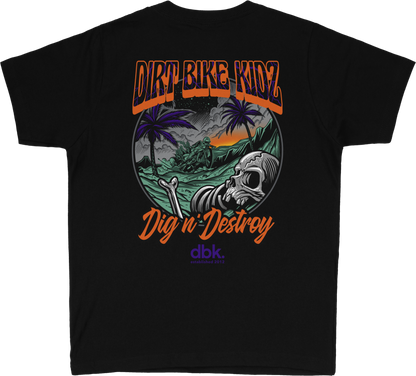 Boneyard Youth Tee Black Ys