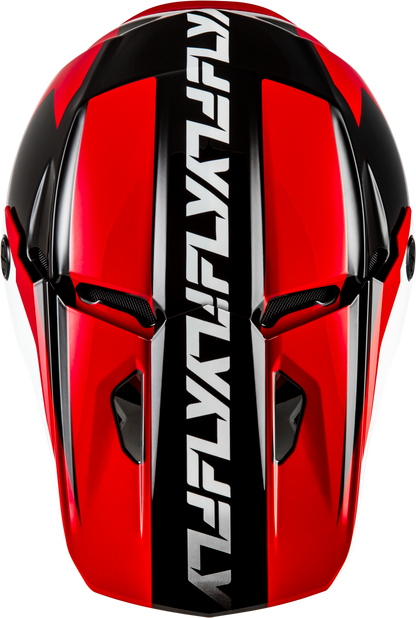Kinetic Crest Helmet Red/Black/White Xl