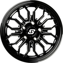 Onyx Wheel 15x7 5/4.5 +25mm Blk/Machined