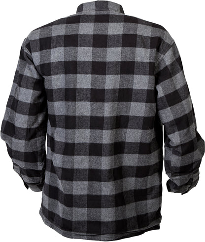 Covert Moto Flannel Black/Grey 2x