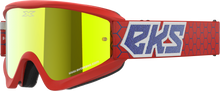 Flat Out Mirror Goggle Rd/Wht/Blu Metallic Gold Mir