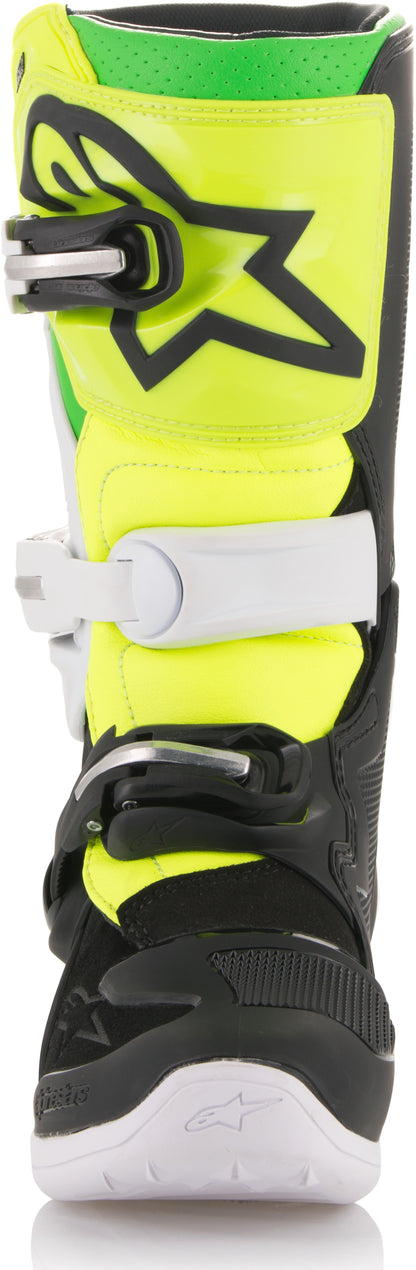 Tech 7s Prodigy Boots Black/White/Yellow Sz 06