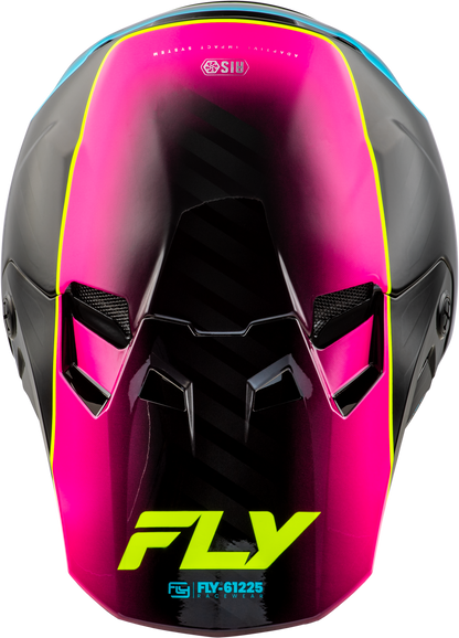 Formula Cc Underglow Helmet Black/Pink/Blue Md