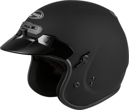 Gm 32 Open Face Helmet Matte Black Sm