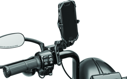 Kuryakyn Free-Flex Device Holder Perch Mount Black