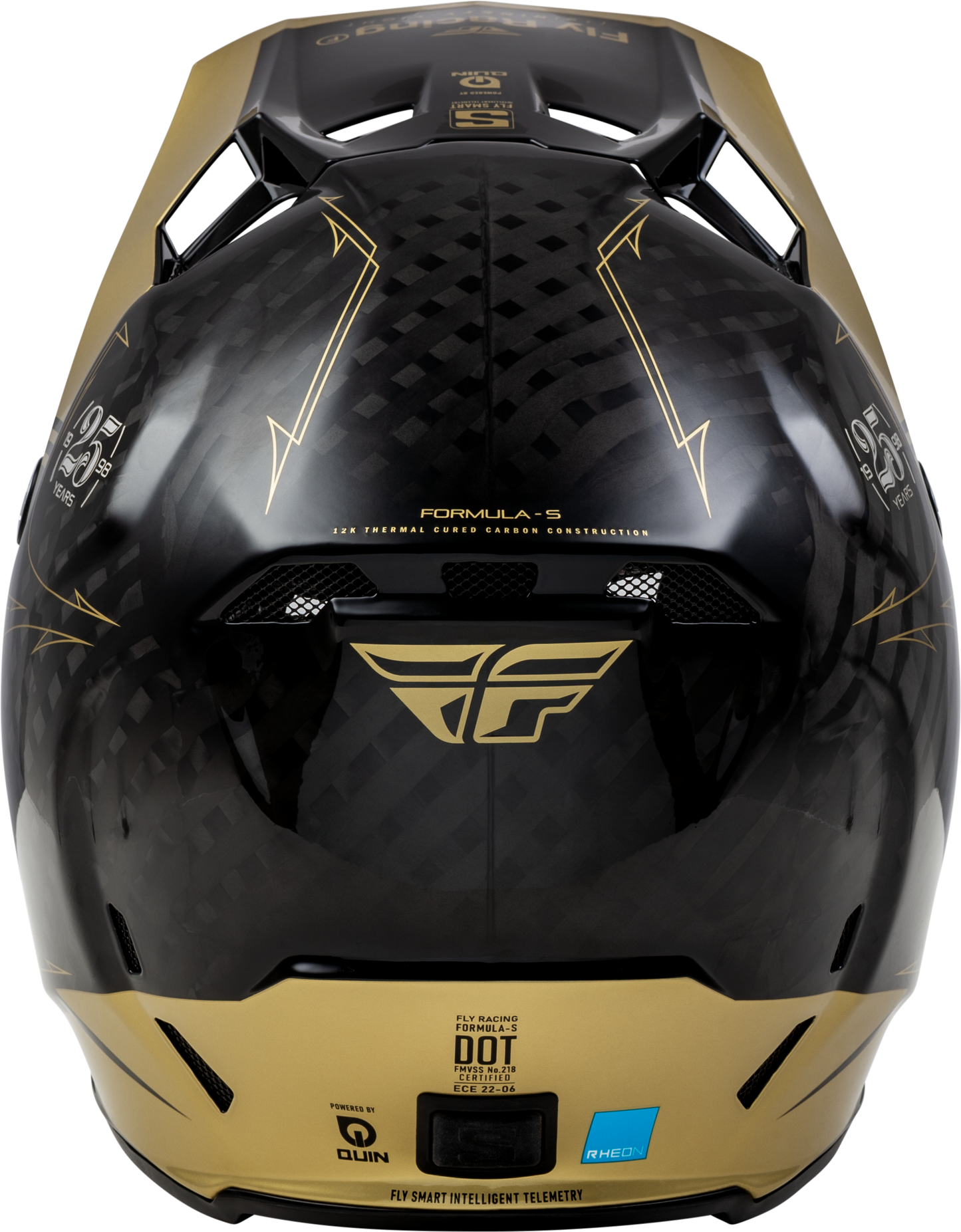 Formula S Carbon Legacy Helmet Black/Gold 2x