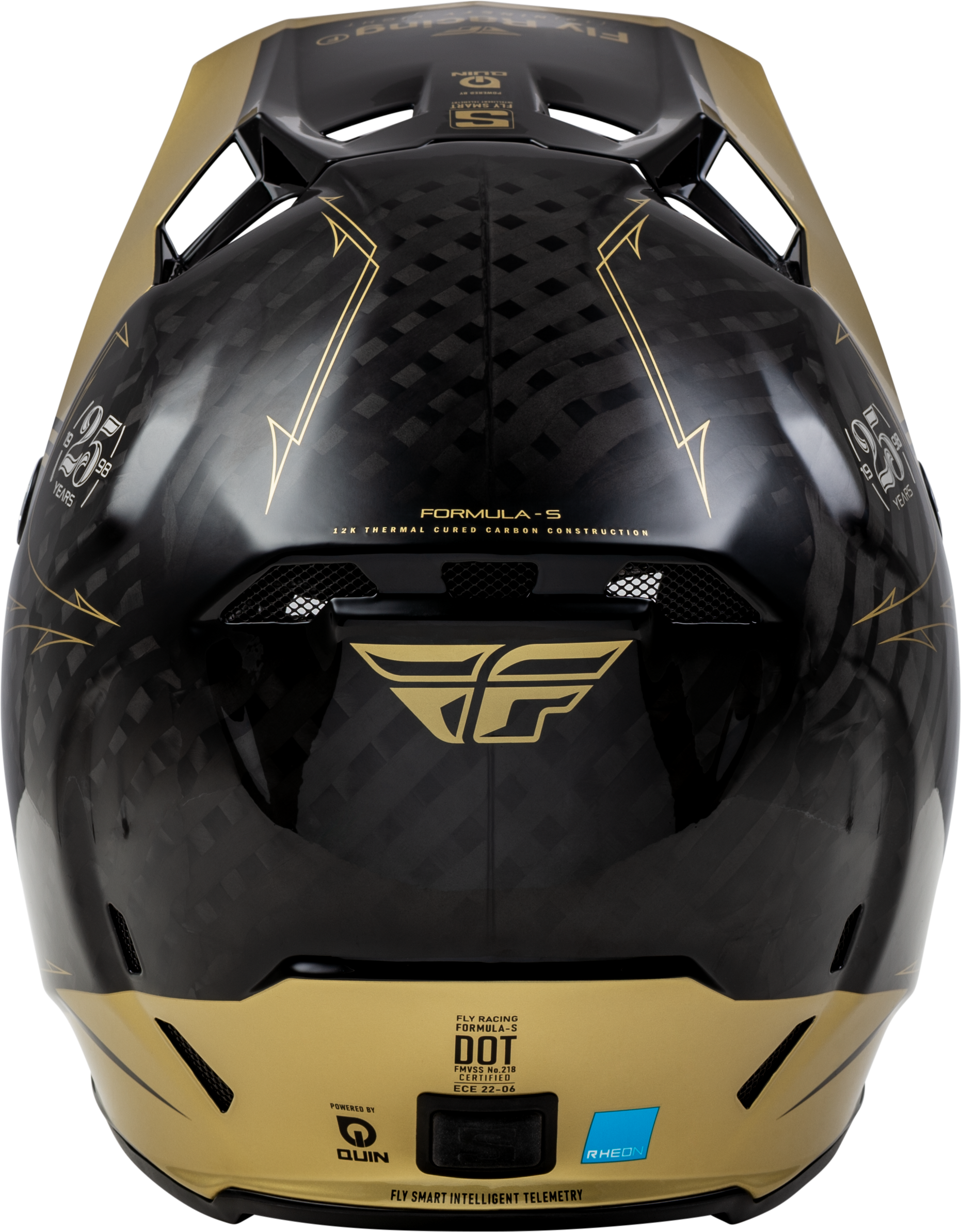 Formula S Carbon Legacy Helmet Black/Gold 2x
