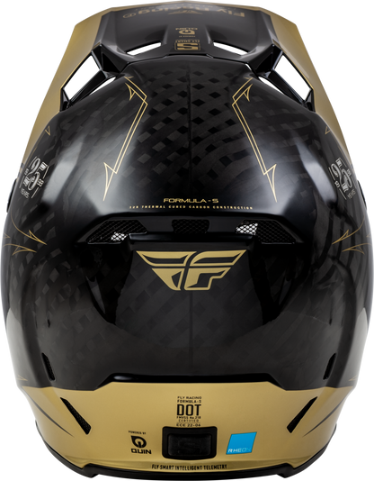 Formula S Carbon Legacy Helmet Black/Gold Sm