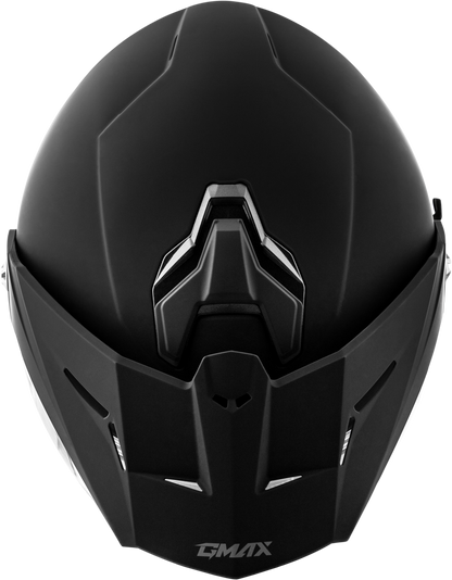 Md 74 Solid Helmets Matte Black Xl