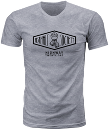 Asphalt Society Tee Heather Grey Sm