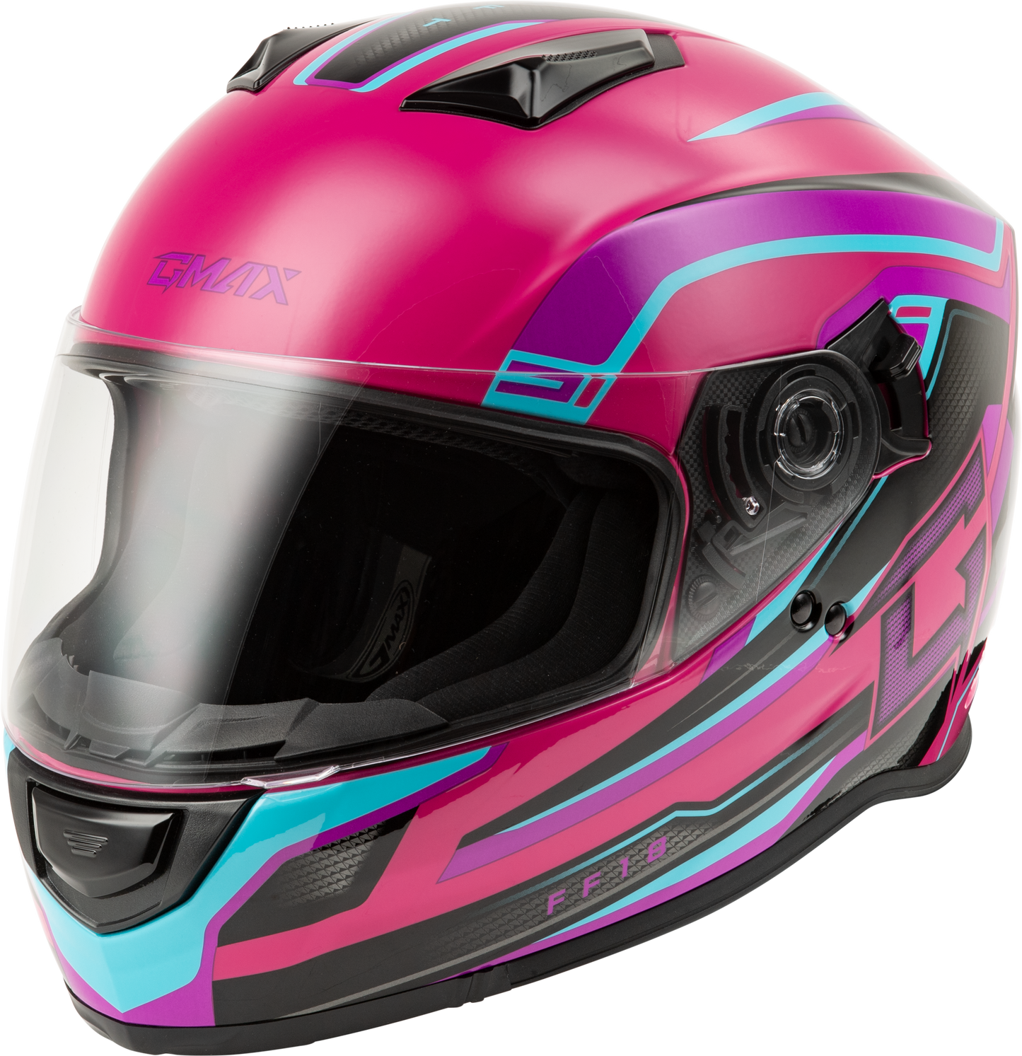 Ff 18 Drift Helmet Pink/Blue/Black Xs