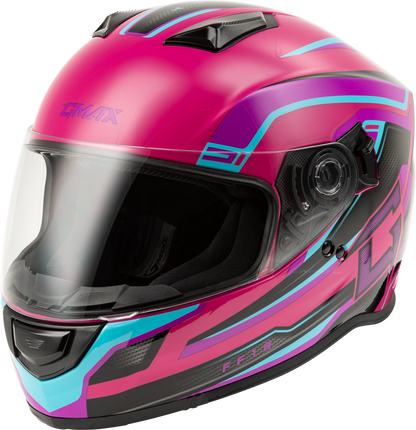 Ff 18 Drift Helmet Pink/Blue/Black Xl
