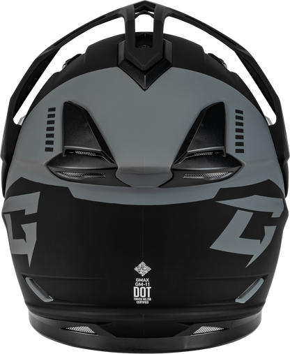 Gm 11 Ronin Helmet Matte Black/Silver 2x