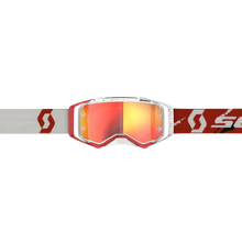 Prospect Goggle Red/White Orange Chrome Works Lens