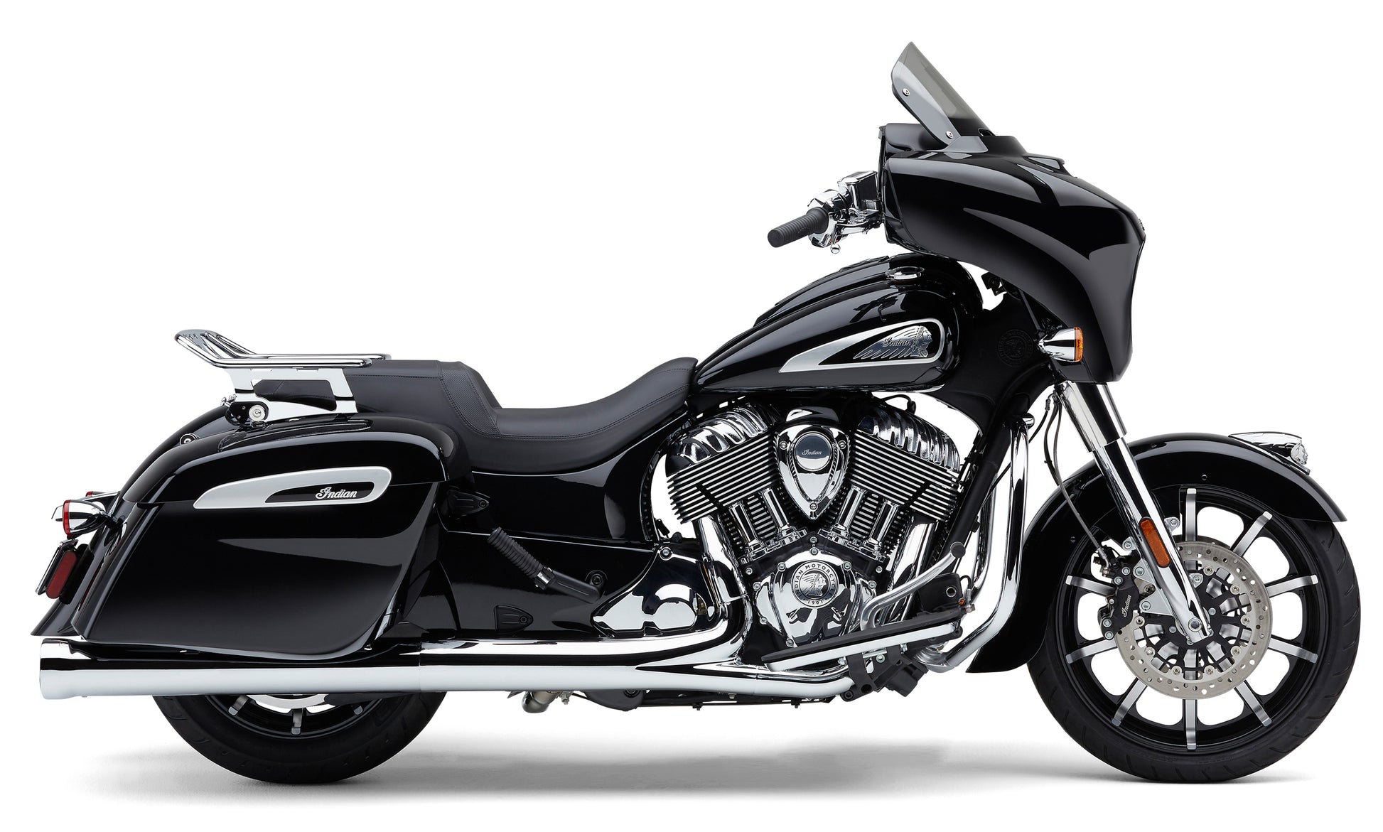 4" Nh Slip Ons Chrome Indian Gen 1 Bag