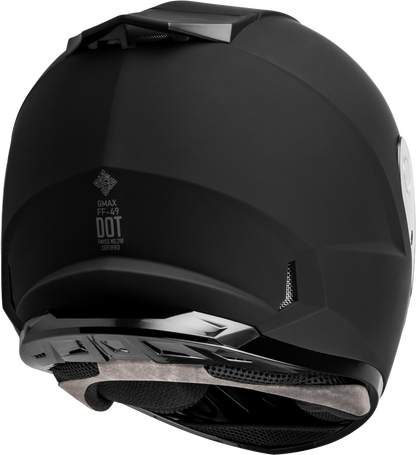 Ff 49 Solid Helmets Matte Black 2x
