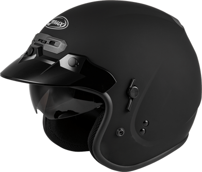 Gm 32 Open Face Helmet Matte Black Lg