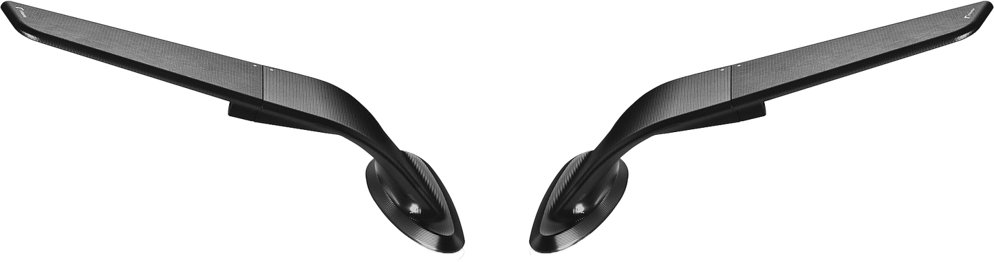 Stealth Sport Mirror Black Pair Hon