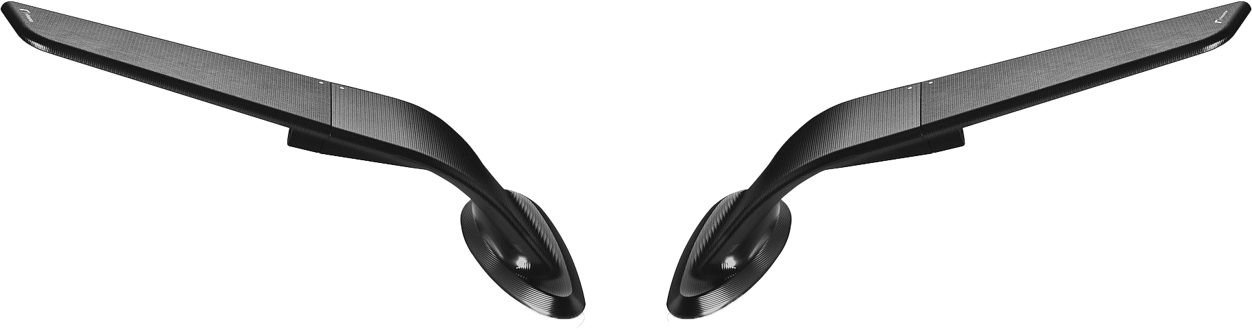 Stealth Sport Mirror Black Pair Hon