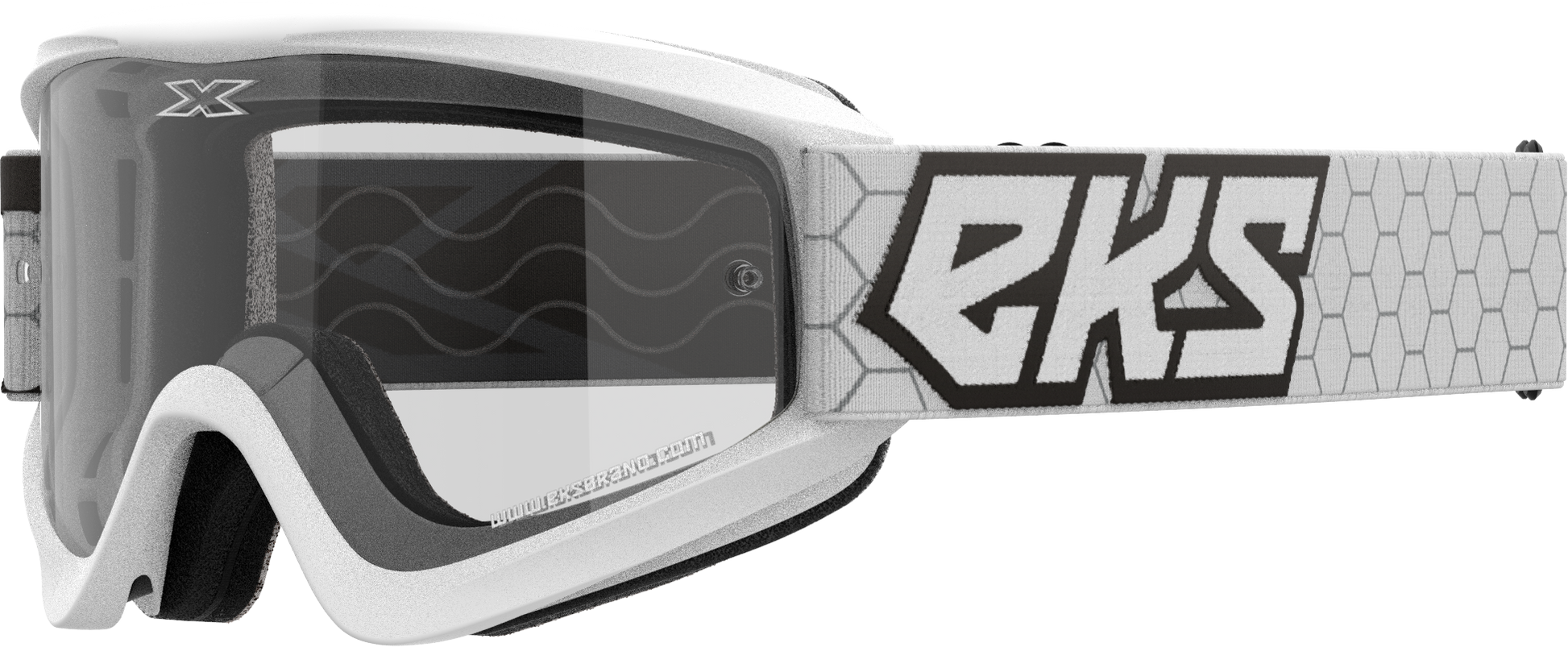 Flat Out Clear Goggle White/Black Clear