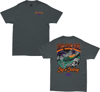 Boneyard Tee Charcoal 2x