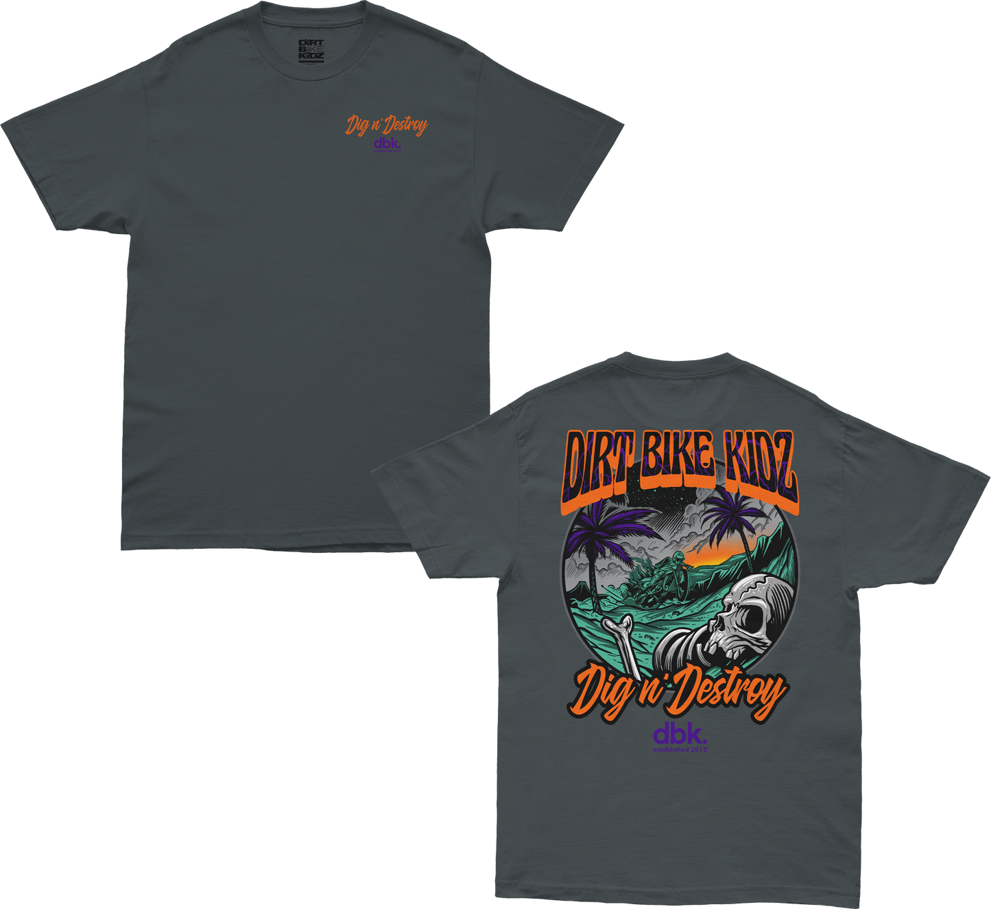 Boneyard Tee Charcoal Md