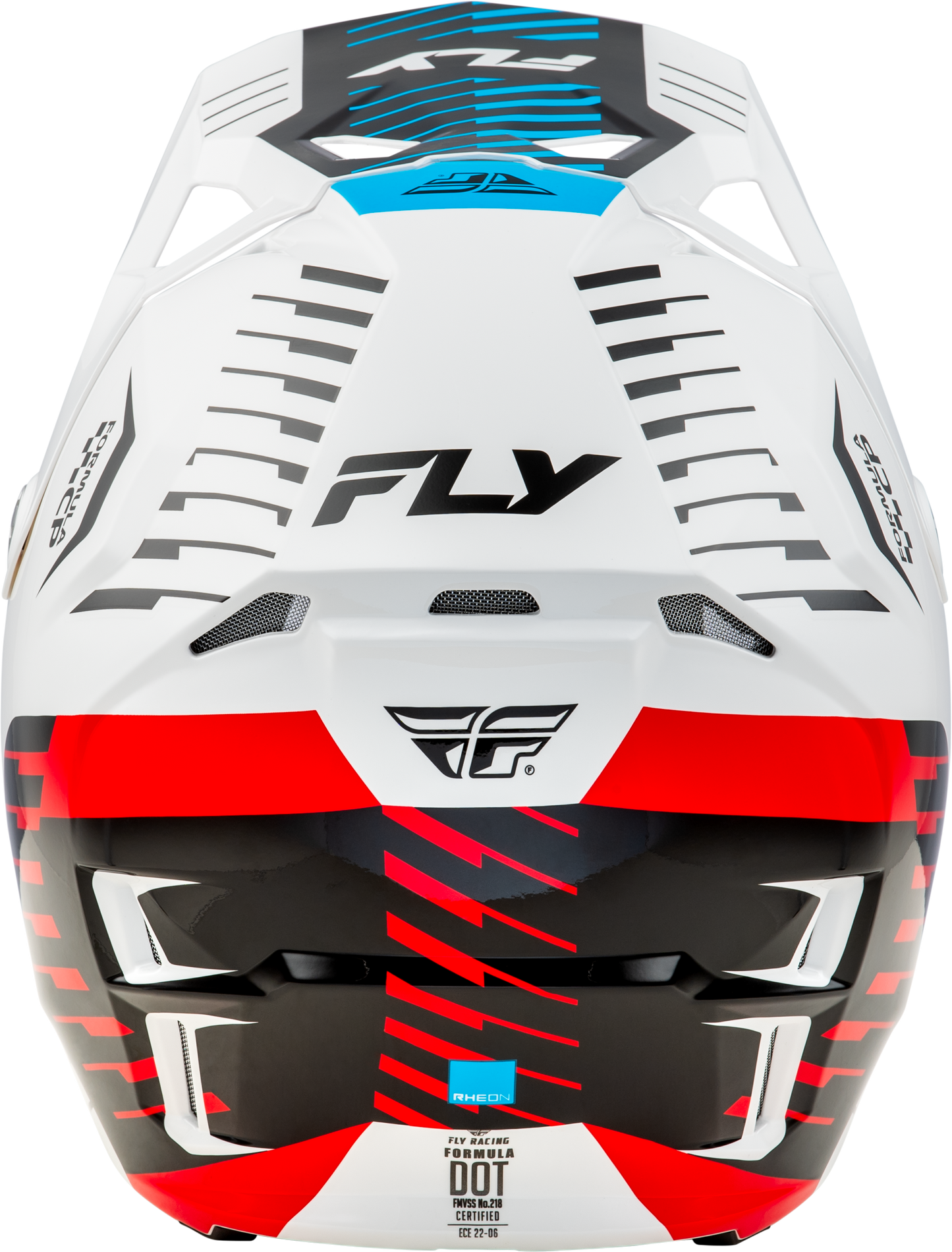 Formula Cp Slice Helmet White/Red/Cyan Md