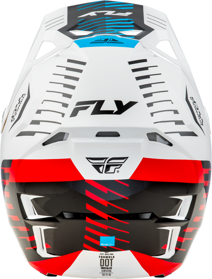 Formula Cp Slice Helmet White/Red/Cyan Sm
