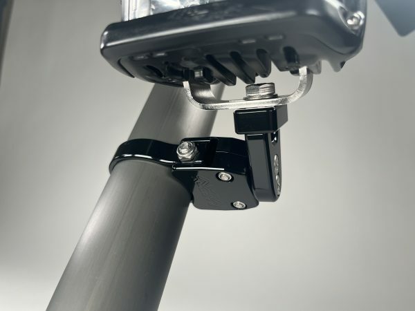 Small Base Adjustable Light Mount Silver
