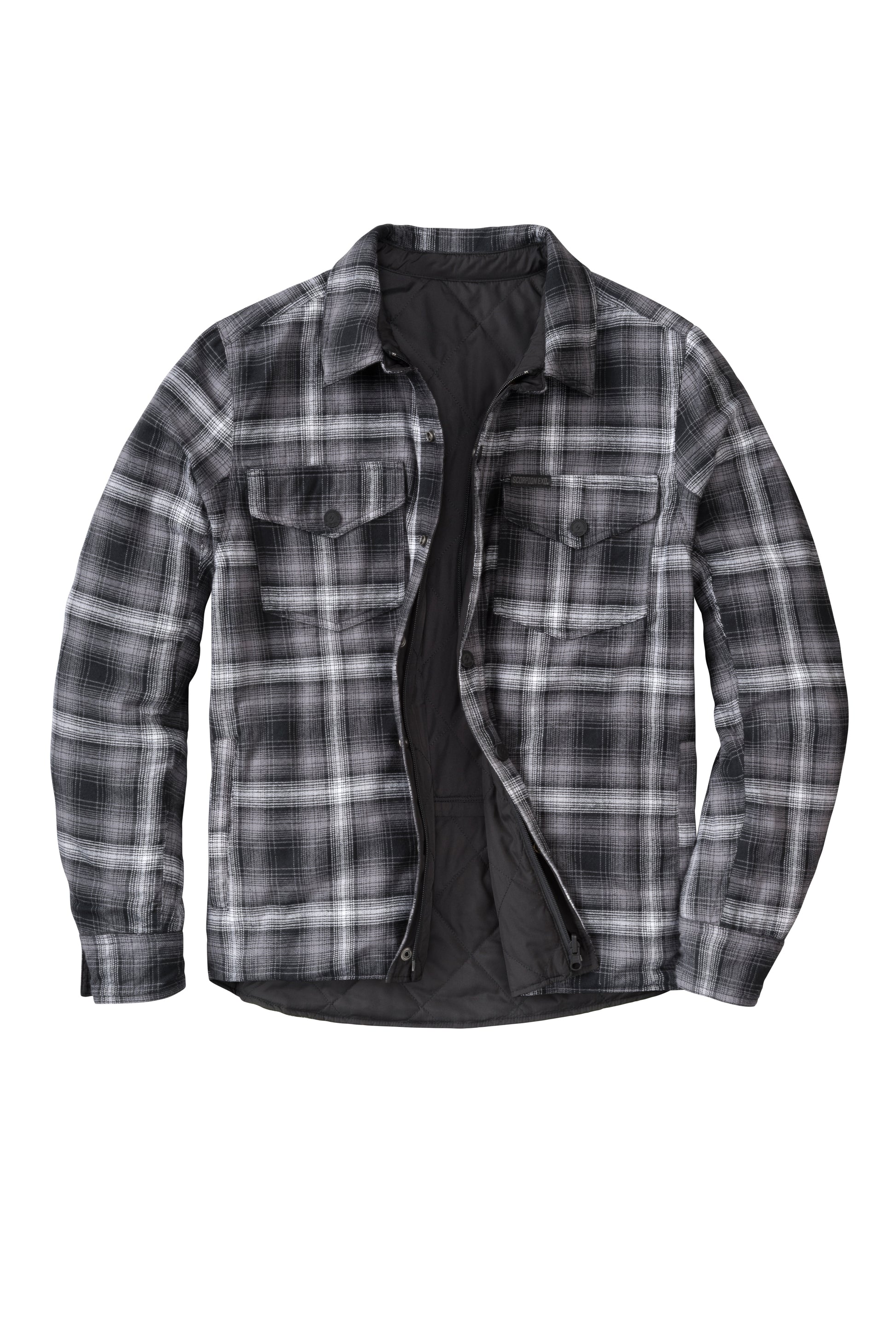 Morpheus Reversable Jacket Black/Plaid Grey Sm