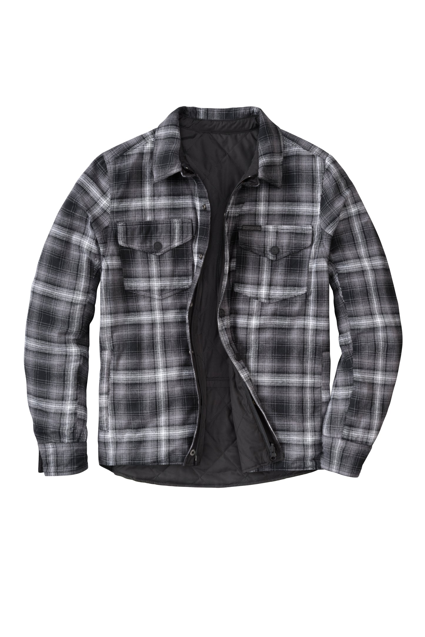 Morpheus Reversable Jacket Black/Plaid Grey 4x