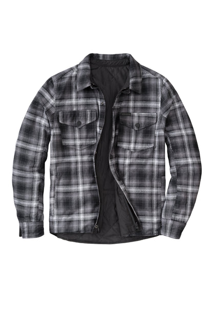 Morpheus Reversable Jacket Black/Plaid Grey 2x