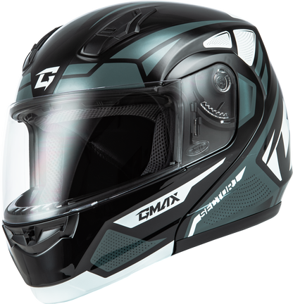 Md 04 Sector Helmet Black/Silver Xs